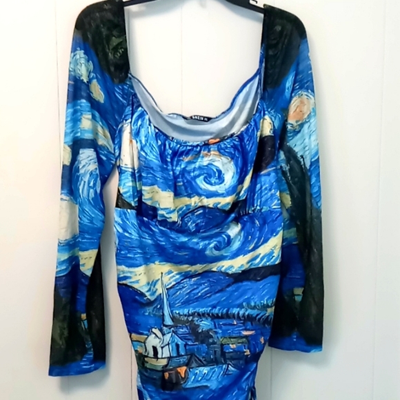 SHEIN | Dresses | Shein Starry Night Dress 3x | Poshmark